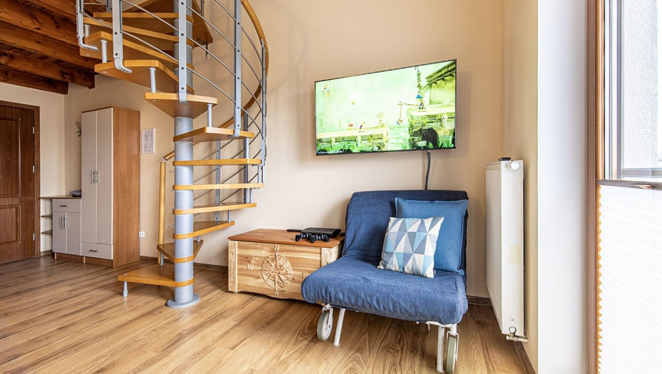 Apartament Dwupoziomowy z widokiem na Zalew