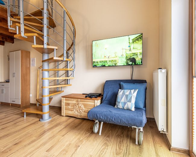 Apartament Dwupoziomowy - z widokiem na Zalew